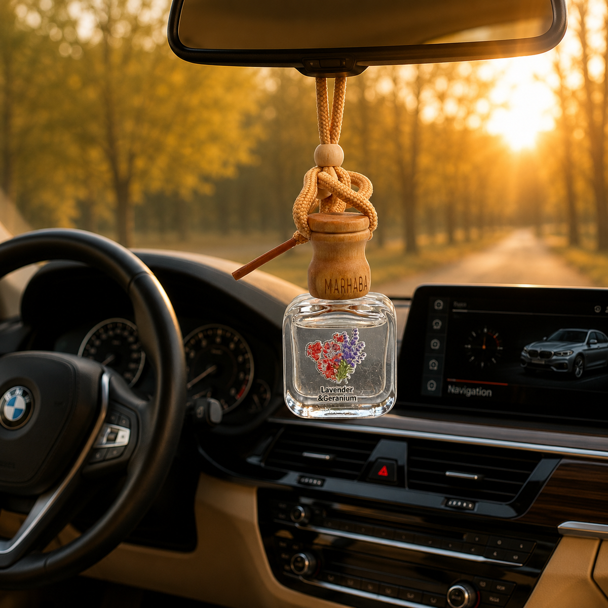 Lavender & Geranium Car Air Freshener