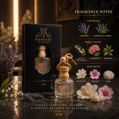Lavender & Geranium Car Air Freshener